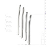Набор уретральных стимуляторов Sinner Gear Unbendable - Single Ended 4 шт, диаметры 9,10,11,12 мм || 