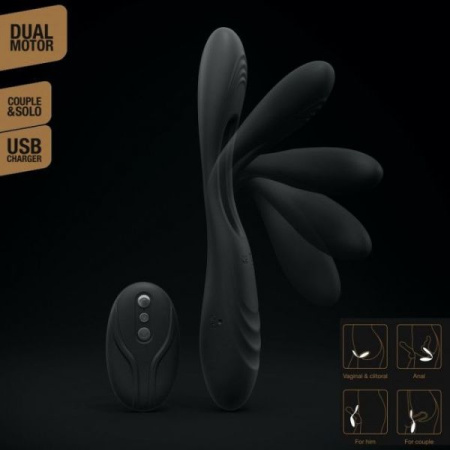 Вибратор для пар Dorcel MULTI JOY с пультом ДУ || 