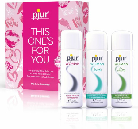 Набор смазок pjur Woman Selection - THIS ONE'S FOR YOU, 3 вида смазок серии Woman