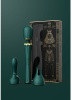 Вибратор микрофон с насадками Zalo Kyro Wand Turquoise Green || 