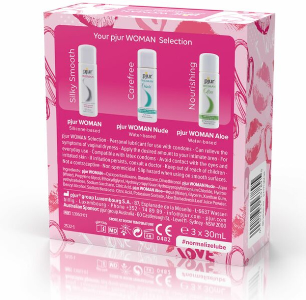 Набор смазок pjur Woman Selection - THIS ONE'S FOR YOU, 3 вида смазок серии Woman