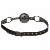 F61406 Кляп из экокожи Loveshop BREATHABLE BALL GAG BLACK || 