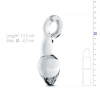 Стеклянный стимулятор простаты Gildo Glass Prostate Plug No. 13 || 