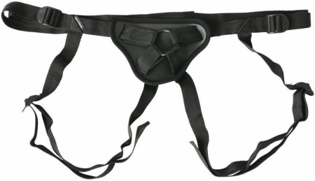 Трусы для страпона Sportsheets - Entry Level Strap-On Waterproof Black, можно в душе или ванной || 