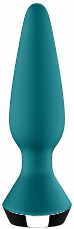Анальная смарт-вибропробка Satisfyer Plug-ilicious 1 Petrol || 