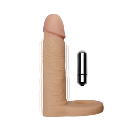 Анальная насадка с вибрацией 5.8 " The Ultra Soft Double-Vibrating, Flesh