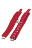 Оковы Leather Restraints Leg Cuffs, Red || 