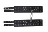 Оковы Leather Double Fix Leg Cuffs, Black || 