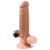 Насадка с вибрацией Add 2" Vibrating Penis Sleeve, Brown || 