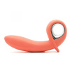 Анальный вибратор KisToy Klein Orange с надувающимся кончиком, unisex, диаметр 35-50мм