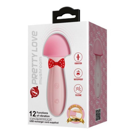Вибромассажер MUSHROOM , Light Pink || 
