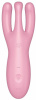 Клиторальный смарт вибратор Satisfyer Threesome 4 Pink с тремя пальчиками || 