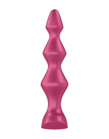 Анальный стимулятор-бусины с двумя моторами Satisfyer Lolli-Plug 1 (Berry) || 
