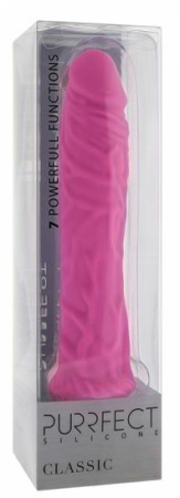Вибромассажер PURRFECT SILICONE CLASSIC 8.5INCH, PINK || 