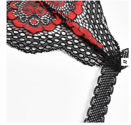Трусики Obsessive Megies panties black L/XL || 