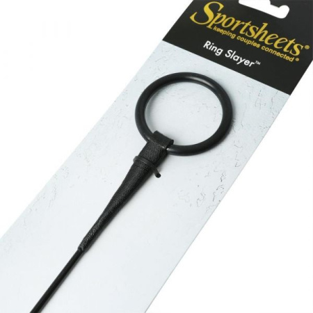 Шлепалка с кольцом Sportsheets Ring Slayer Crop || 