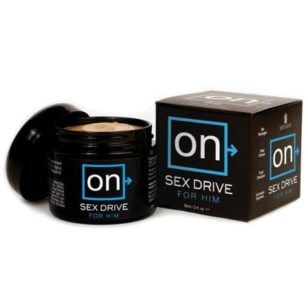 Крем для повышения либидо у мужчин Sensuva ON Sex Drive for Him (50 мл) с натуральными экстрактами || 