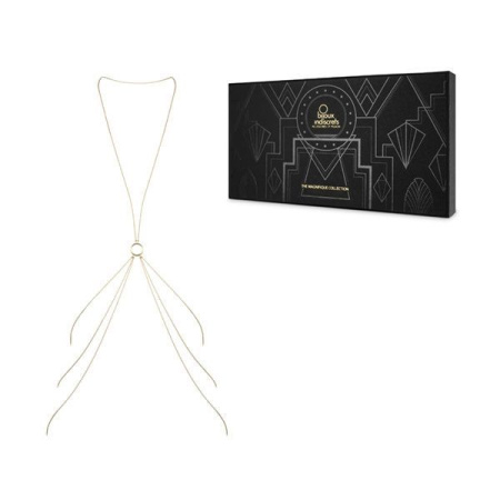 Цепочка для тела Bijoux Indiscrets Magnifique 8 Body Chain - Gold, украшение для тела || 