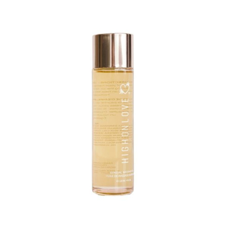 Массажное масло HighOnLove Massage Oil - Lychee Martini (120 мл) с маслом семян конопли || 