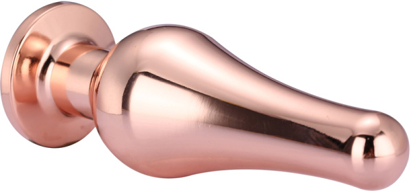 DT21826 Анальная пробка конической формы Dream Toys GLEAMING LOVE ROSE GOLD PLEASURE PLUG S