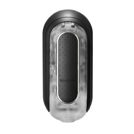 Мастурбатор Tenga Flip Zero Electronic Vibration Black, изменяемая интенсивность, раскладной || 