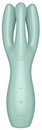Клиторальный вибратор Satisfyer Threesome 3 Mint с тремя пальчиками || 