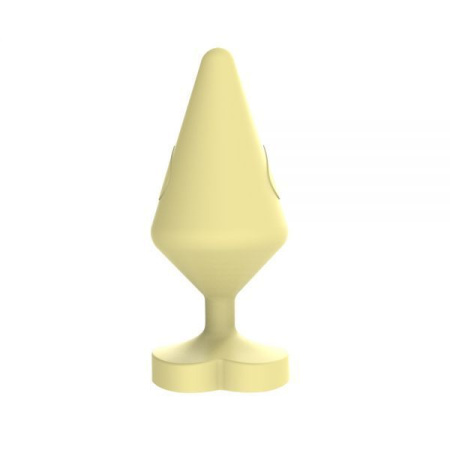 Анальный плаг Large Luv Heart Plug, Yellow || 