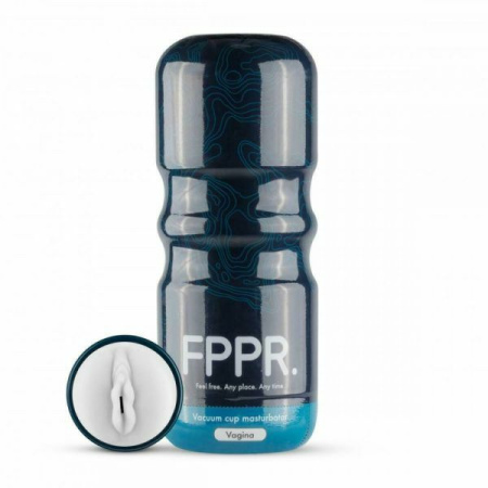 Мастурбатор в колбе FPPR. Vagina Masturbator, White Color