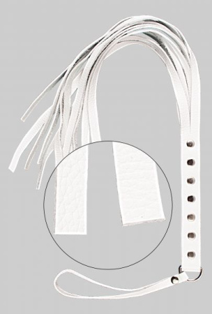 Флогер S&M Fancy Leather Floger, White
