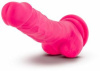 Фаллоимитатор с двойной плотностью NEO 7.5INCH COCK W. BALLS || 