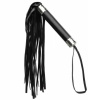 F61421 Плетка из экокожи FLOGGER METAL BLACK