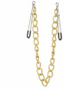 Зажимы на соски Nipple play пинцет Chain Gold