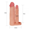 Насадка двойная Add 2" Double Penis Sleeve || 