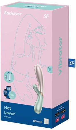 Смарт вибратор-кролик с подогревом Satisfyer Hot Lover Green || 