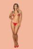 Стринги Obsessive Giftella thong red S/M || 