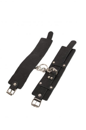 Наручники Leather Dominant Hand Cuffs, Black || 