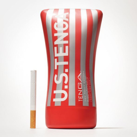 Мастурбатор Tenga US Soft Tube Cup (мягкая подушечка большая) сдавливаемая || 