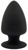 Термоактивная анальная пробка PREMIUM SILICONE PLUG S BLACK || 