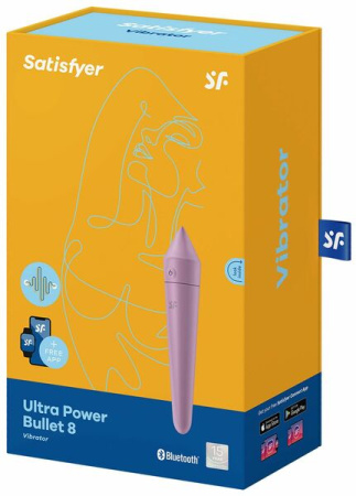 Смарт-минивибратор Satisfyer Ultra Power Bullet 8 Lilac || 