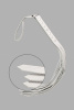 Флогер S&M Fancy Leather Floger, White || 