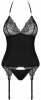 Корсет Obsessive 828-COR-1 corset & thong S/M || 