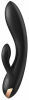Вибратор кролик Satisfyer Double Flex Black || 
