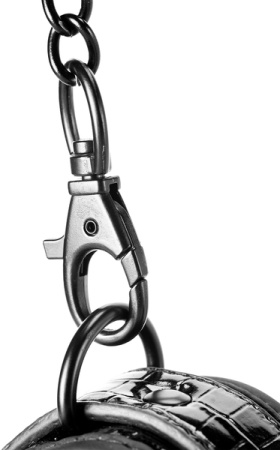 Наручники BLAZE LUXURY HANDCUFF CROCO BLACK || 
