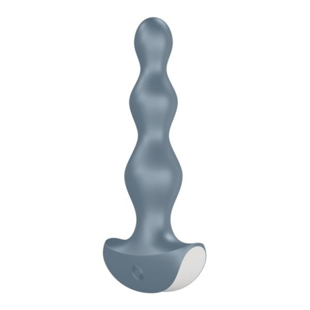 Анальный стимулятор-бусины с двумя моторами Satisfyer Lolli-Plug 2 (ice blue) || 
