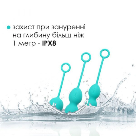 Набор вагинальных шариков со смещенным центром тяжести Svakom Nova Green || 