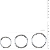 Набор металлических эрекционных колец Sinner Gear Unbendable - Cock/Ball Ring & Glans Ring Set || 