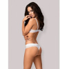 Комплект открытая грудь Obsessive Miamor 2 pcs set white S/M || 