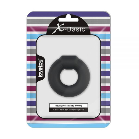 Эрекционное кольцо Silicone Cockring, Black || 