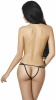 Трусики с разрезом Easy to love черные LeFrivole, S/M, 42-44 || 