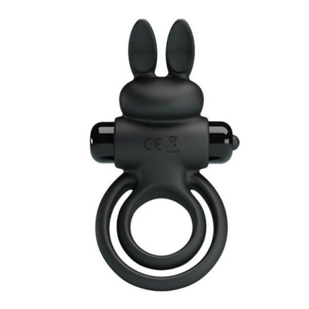 Эрекционное виброкольцо Vibrant penis ring III, Black || 
